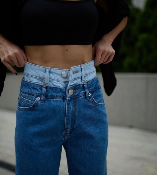 Джинси Bold Path Сині | Showroom By Nona — зображення 3 Джинси Bold Path Сині | Showroom By Nona — зображення 3